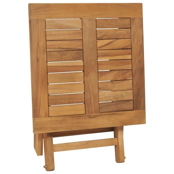 vidaXL Sammenleggbar hagesofagruppe heltre teak