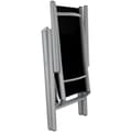 Miniatyrbild 10 av 10: Matgrupp i Aluminium med 4 stolar - silver