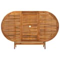 Miniatyrbilde 4 av 7: vidaXL Sammenleggbart hagebord 160x85x75 cm heltre akasie