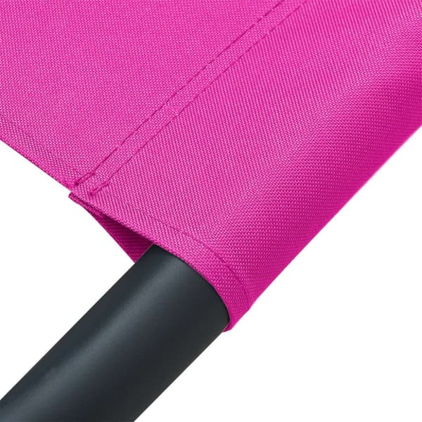 vidaXL Utendørs sofaseng stoff rosa