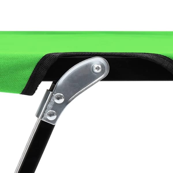 vidaXL 2-personers liggestol foldbar stål grøn