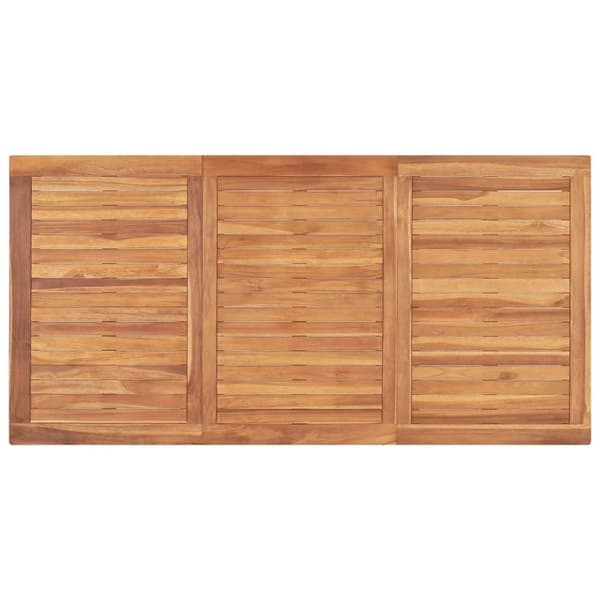 vidaXL Utendørs spisebord 160x80x77 cm heltre teak