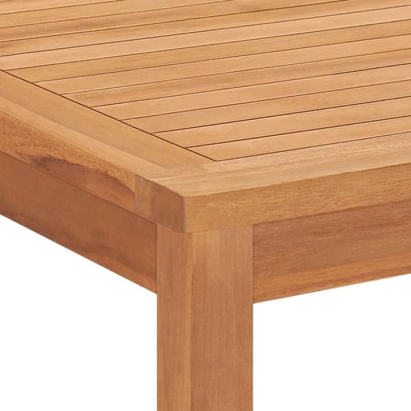 vidaXL Utendørs spisebord 160x80x77 cm heltre teak