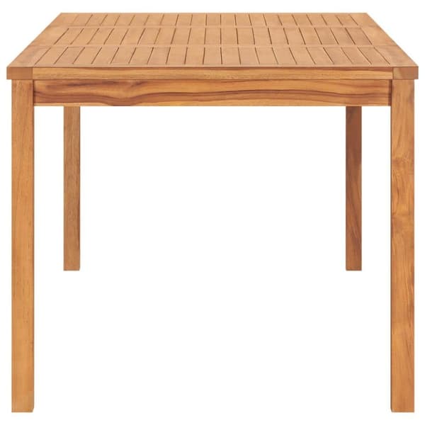 vidaXL havebord 180x90x77 cm massivt teaktræ