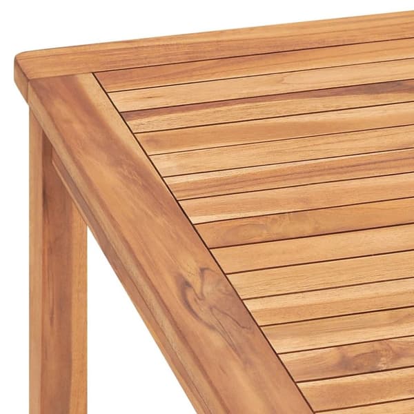 vidaXL havebord 180x90x77 cm massivt teaktræ