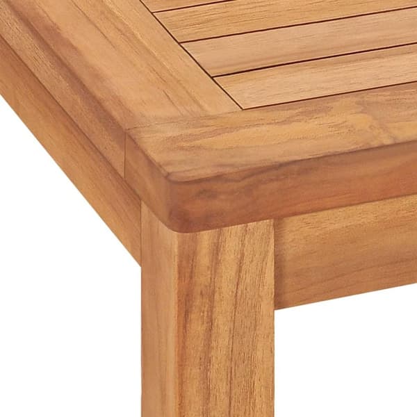 vidaXL havebord 140x80x77 cm massivt teaktræ