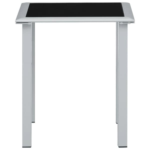 vidaXL liggestole 2 stk. med bord aluminium cremefarvet