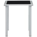 Miniatyrbillede 10 af 10: vidaXL liggestole 2 stk. med bord aluminium sort