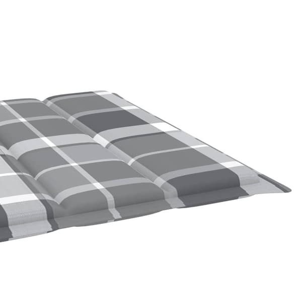 vidaXL Solsäng med dyna massivt akaciaträ