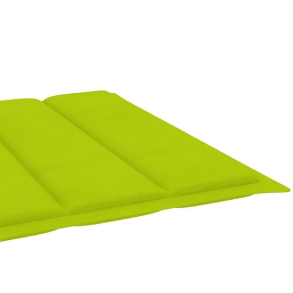 vidaXL Solsäng med dyna massivt akaciaträ