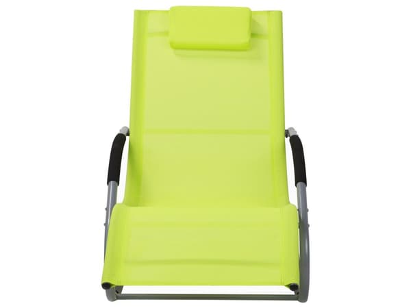 Solseng limegrøn 63 x 84 x 149 cm stål tekstilfiber svinghynde UV-bestandig udendørs