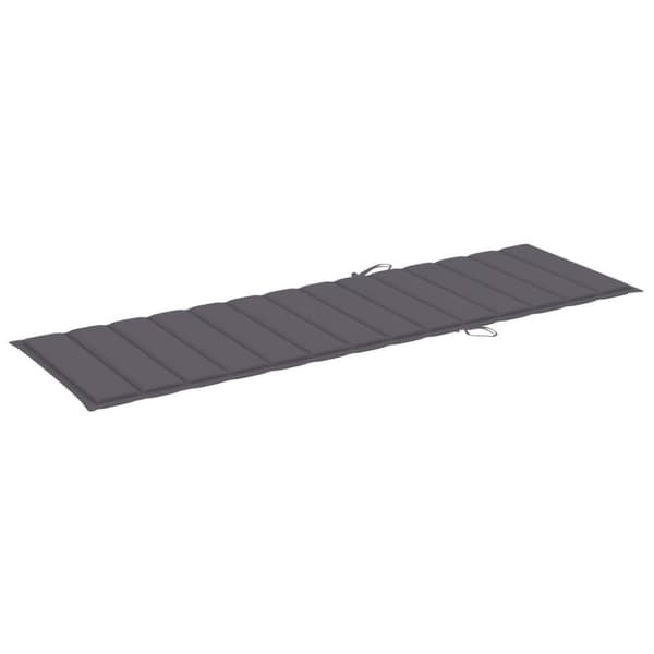 vidaXL Solsäng med dynor 2 personer bambu