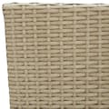 Miniatyrbillede 9 af 10: vidaXL spisebordsstole til haven 4 stk. polyrattan beige