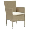 Miniatyrbillede 2 af 10: vidaXL spisebordsstole til haven 4 stk. polyrattan beige