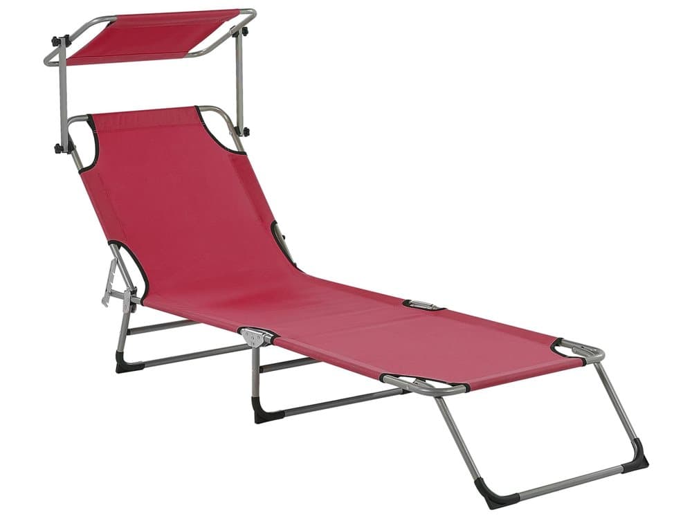 Solsäng vinrött FOLIGNO