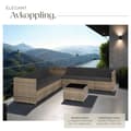 Miniatyrbild 4 av 11: Loungeset/Loungegrupp Verona i konstrotting - natur