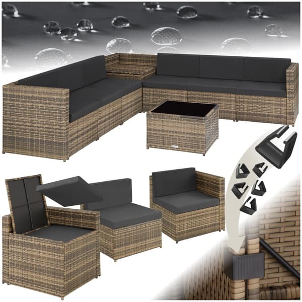 Loungeset/Loungegrupp Verona i konstrotting - natur