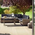 Miniatyrbild 9 av 10: Loungeset/Loungegrupp i rottning Catania - grå