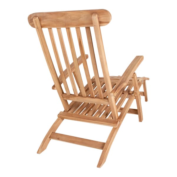 Alkas loungemøbler liggestol, dekkstol teak massiv.