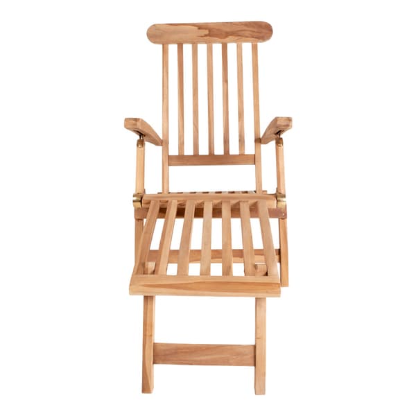 Alkas loungemøbler liggestol, dekkstol teak massiv.
