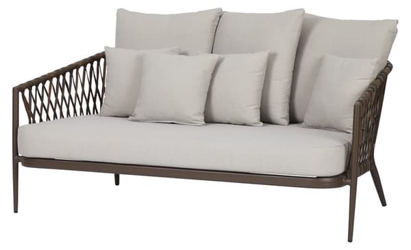 Harvey hagesofa 3 pers. inkl. puter, brun.