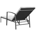Miniatyrbillede 5 af 11: vidaXL liggestole 2 stk. med bord polyrattan sort