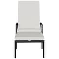Miniatyrbillede 3 af 11: vidaXL liggestole 2 stk. med fodskammel polyrattan brun