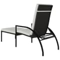 Miniatyrbillede 5 af 11: vidaXL liggestole 2 stk. med fodskammel polyrattan brun