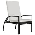 Miniatyrbillede 7 af 11: vidaXL liggestole 2 stk. med fodskammel polyrattan brun