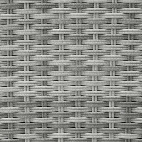 2 polyrattan havestole + hynder med 2 sæt betræk - lysegrå/creme