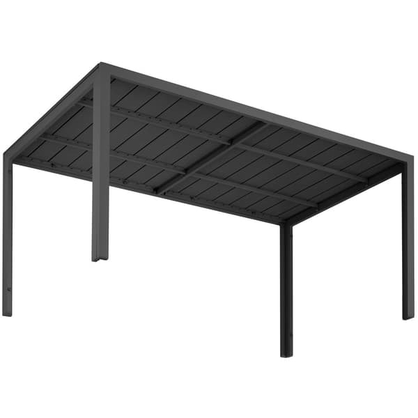 Havebord Bianca 150x90x74,5cm - sort/sort
