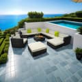 Miniatyrbild 11 av 11: Loungeset/Loungegrupp Las Vegas i konstrotting - svart