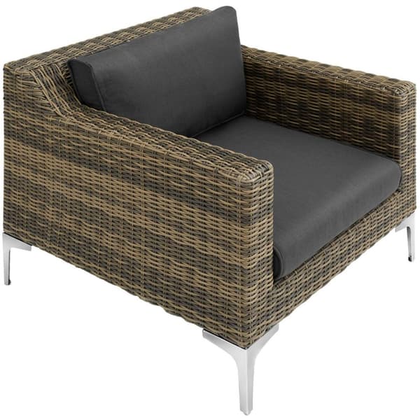 Modulärt loungeset Villanova Aluminiumset 5 2-sits - Antracitgrå melerad