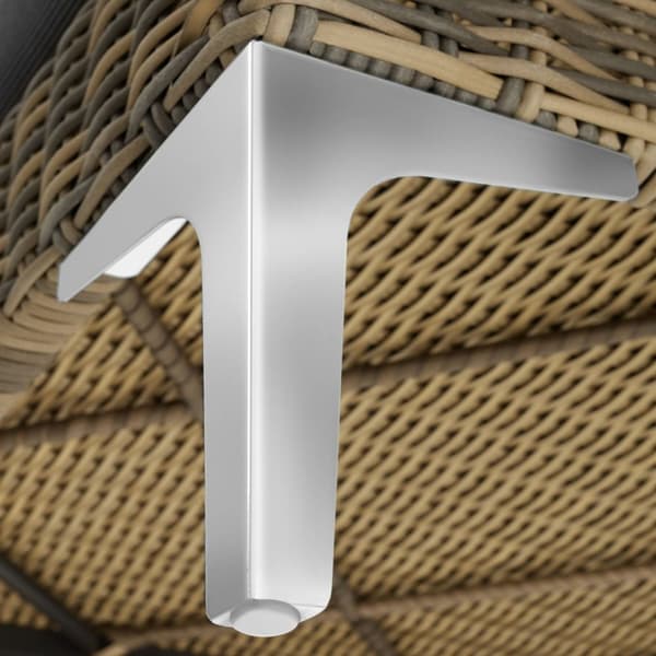 Modulärt loungeset Villanova Aluminiumset 5 2-sits - Antracitgrå melerad