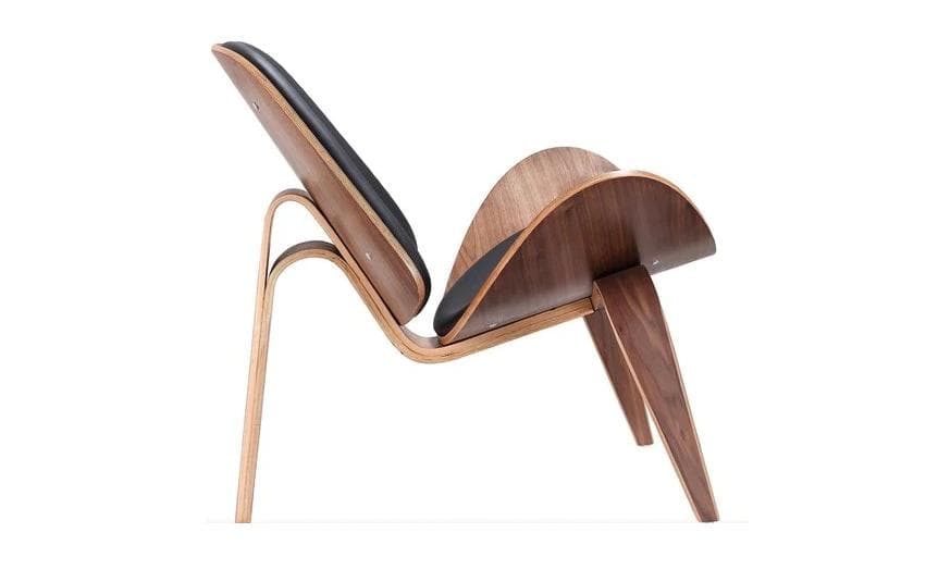 Lounge stol - trädgårdsstol - fåtölj - anti -slip - valnötter trä - brunt