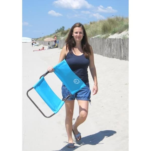 O'BEACH 1-faldig ryggstol - Mått: 50 x 45 x 48 cm - Blå