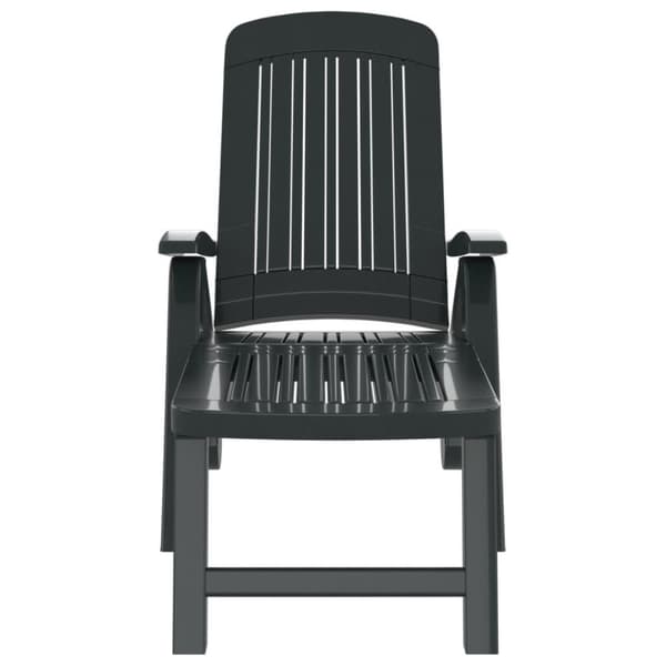 vidaXL foldbar liggesol polypropylen grøn