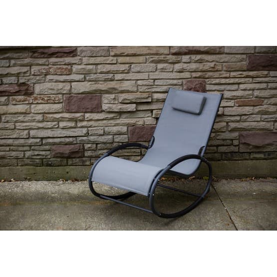 Vivere - Solstol Wave Lounger - Grå