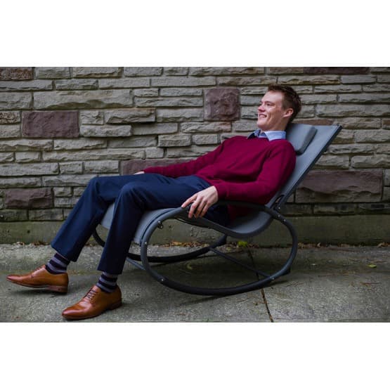 Vivere - Solstol Wave Lounger - Grå