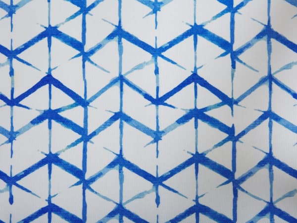 Sett med 2 solsenger Blå Hvit Mørkt akasietre Polyester Sammenleggbar Strandstol Hage Moderne