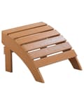 Miniatyrbilde 1 av 7: Hage Fotskammel Teak Plasttre Værbestandig Lamell Moderne stil Hagemøbler