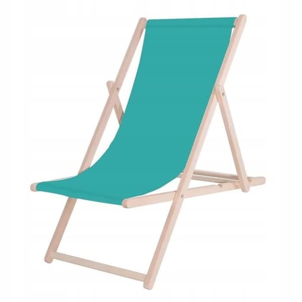SPRINGOS® Trädgårdsstol Hopfällbar strandstol i trä 120 kg