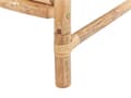 Miniatyrbild 11 av 11: Trädgårdssoffa Bambuträ Vita Kuddar 4-sits Modern Design Utomhusset