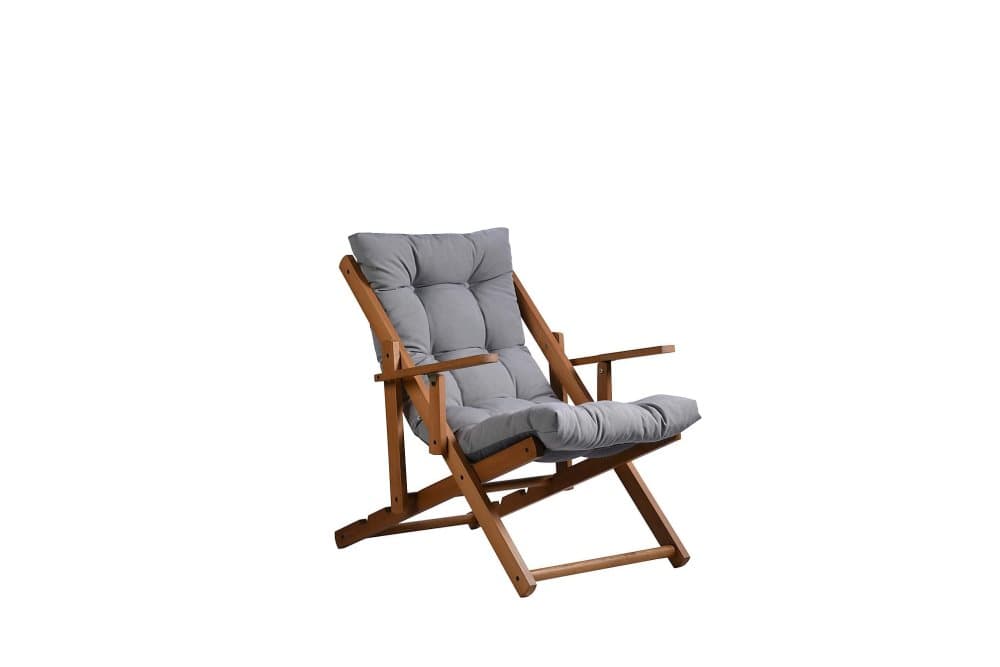 Smithstone Solstol 90x70 cm Natur Ljusgrå