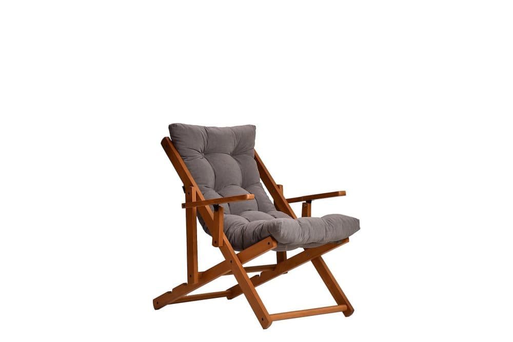 Smithstone Solstol 90x70 cm Natur Grå