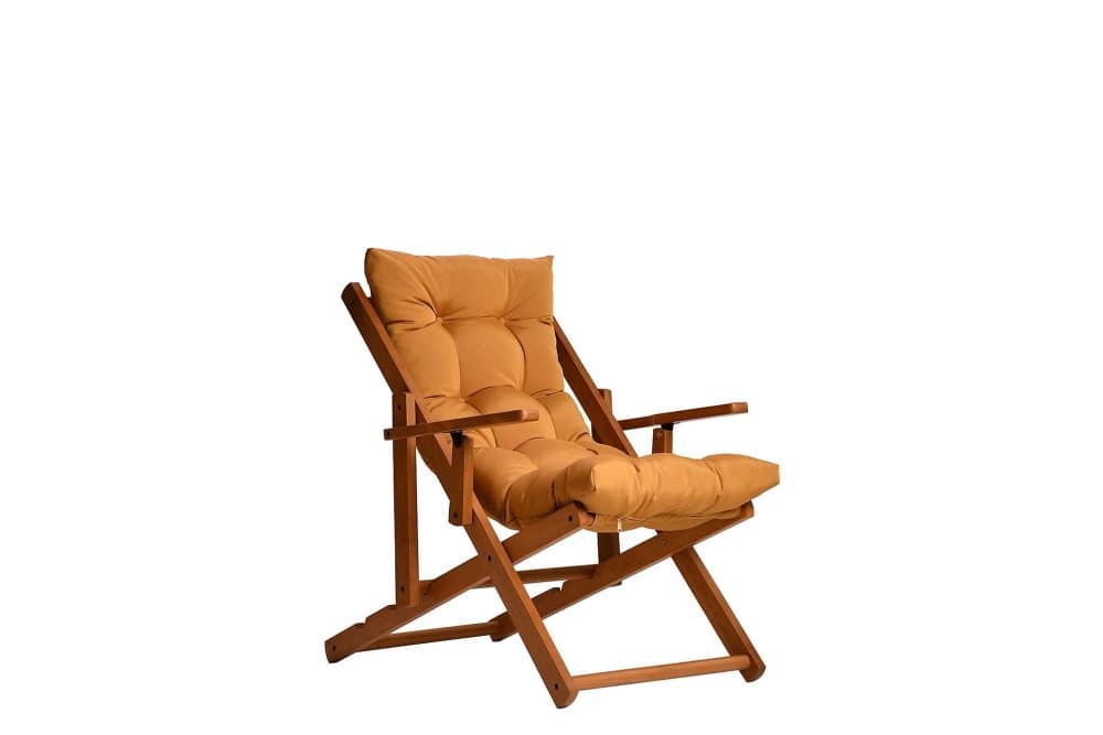 Smithstone Solstol 90x70 cm Natur Senapsgul
