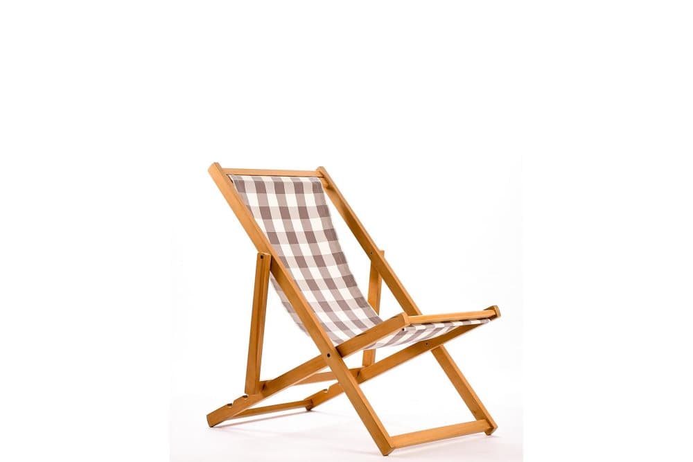 Smithstone Solstol 90x70 cm Natur Grå/Vit