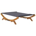 Miniatyrbillede 5 af 7: vidaXL loungeseng 165x188,5x46 cm bøjet træ antracitgrå