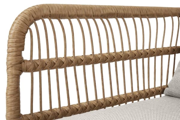 Nina havesofa 2 pers. inkl. hynder, beige.