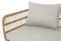 Miniatyrbillede 2 af 4: Nina havesofa 2 pers. inkl. hynder, beige.